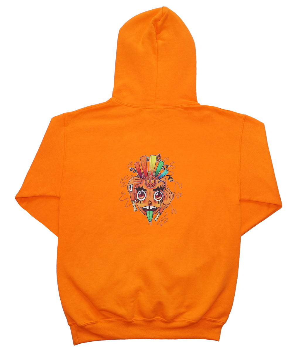 SQUIGGLES Orange Hoodie