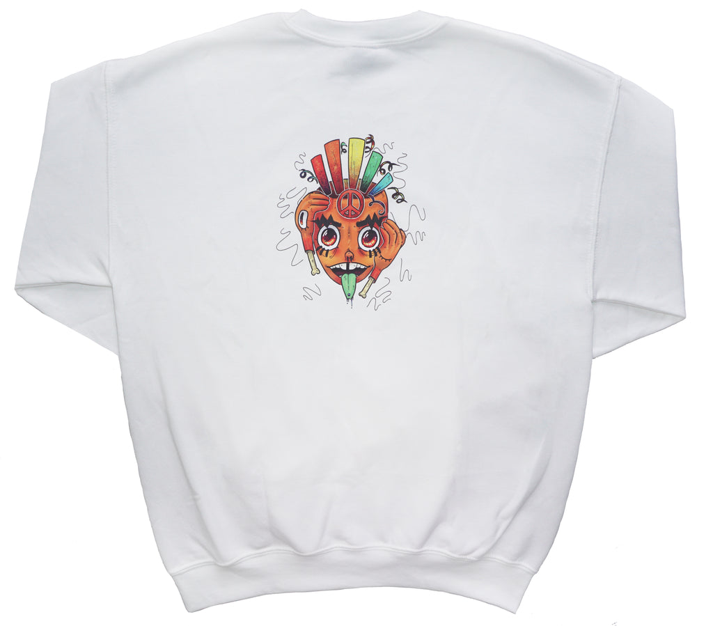 SQUIGGLES White Crewneck